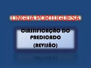 lingua portuguesa