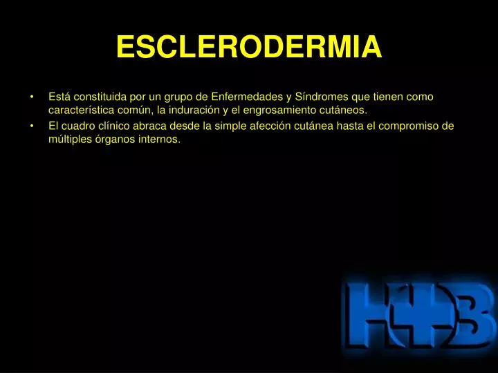 esclerodermia