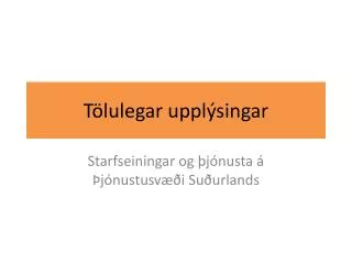 t lulegar uppl singar