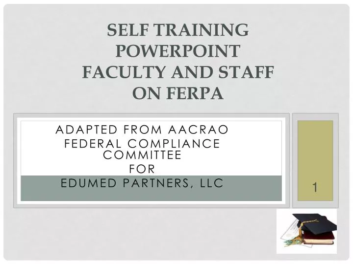 self training powerpoint faculty and staff on ferpa
