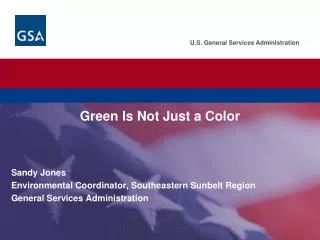 Green Is Not Just a Color