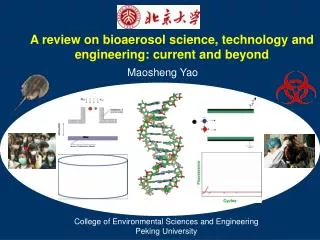 A review on bio aerosol science, technology and engineering: current and beyond
