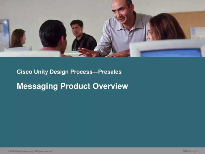 cisco unity design process presales