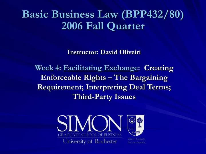 basic business law bpp432 80 2006 fall quarter