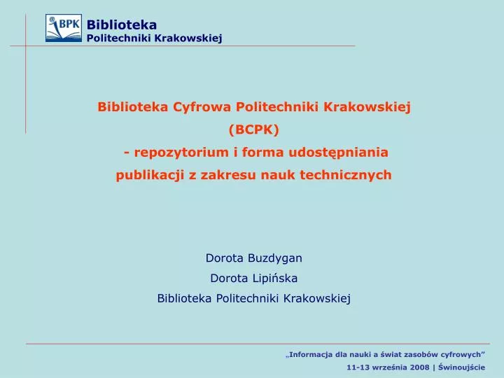 biblioteka politechniki krakowskiej