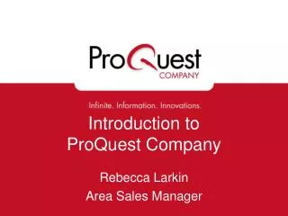 Introduction to ProQuest Company