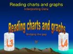 Reading charts and graphs Interpreting Data - slide 1
