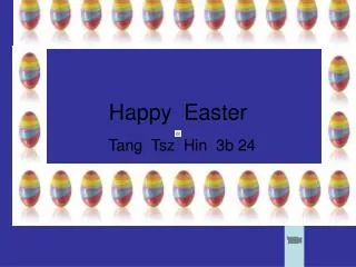 happy easter