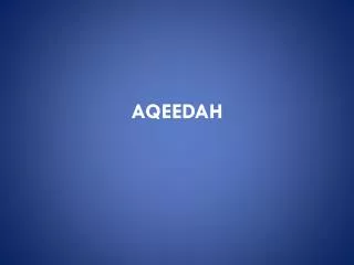 AQEEDAH