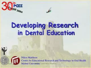 Developing Research in Dental Education