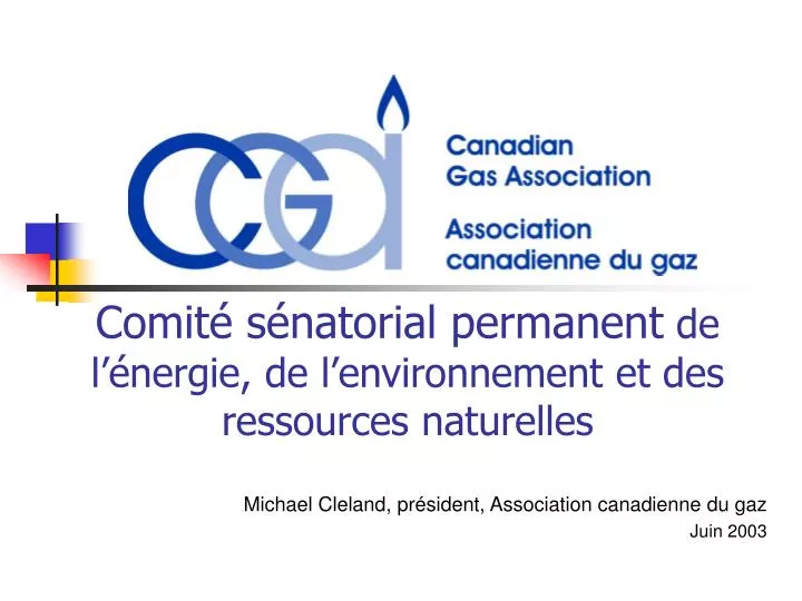 comit s natorial permanent de l nergie de l environnement et des ressources naturelles