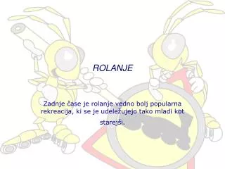 rolanje