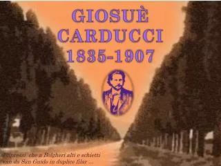 giosu carducci 1835 1907