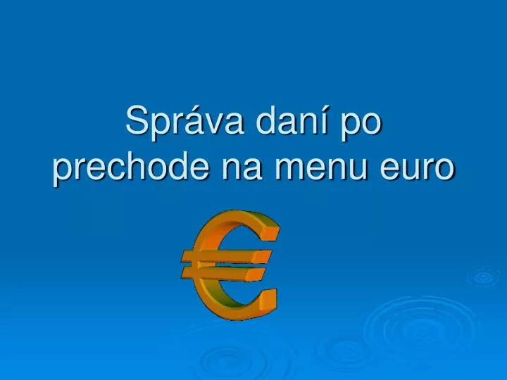 spr va dan po prechode na menu euro