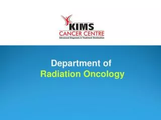 Department of Radiation Oncology