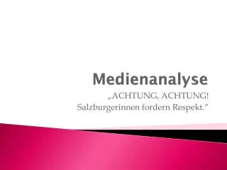 medienanalyse