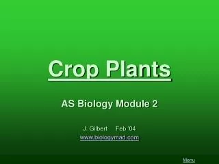 Crop Plants