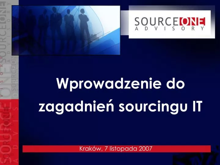 wprowadzenie do zagadnie sourcingu it