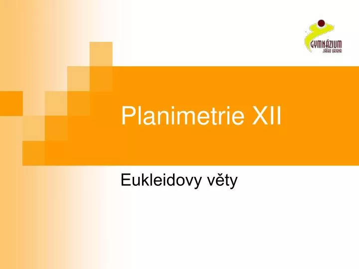 planimetrie xii