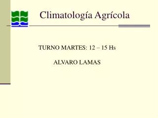 climatolog a agr cola