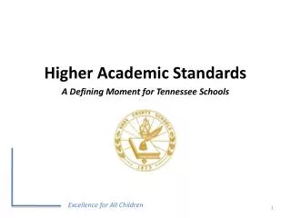 Excellence for All Children