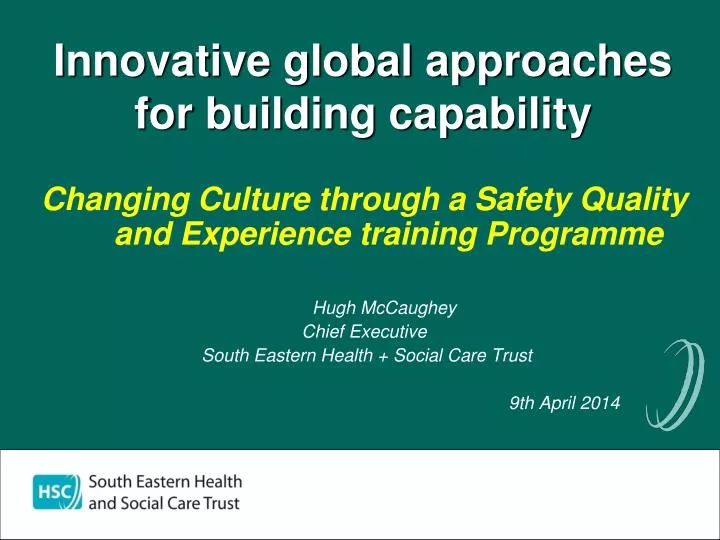 innovative global approaches for building capability