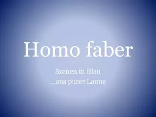 homo faber