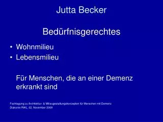 jutta becker bed rfnisgerechtes
