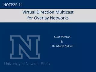 Virtual Direction Multicast for Overlay Networks