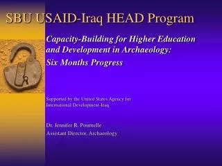 SBU USAID-Iraq HEAD Program