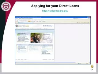 Applying for your Direct Loans https://studentloans
