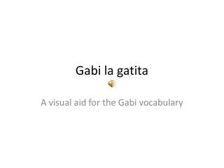 gabi la gatita