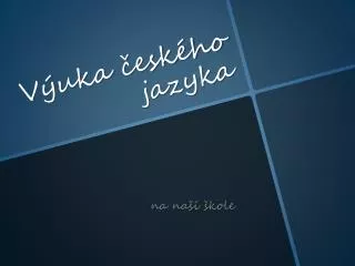 v uka esk ho jazyka
