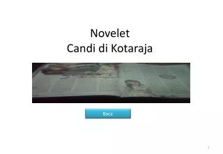 novelet candi di kotaraja