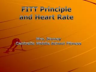 FITT Principle and Heart Rate