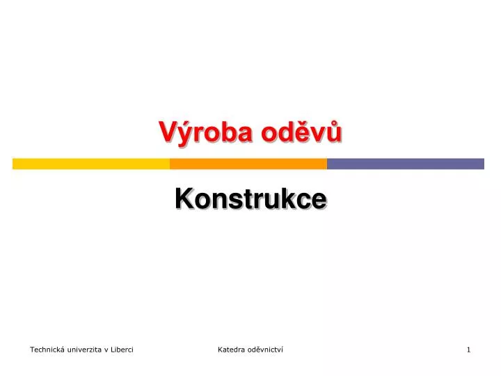 v roba od v konstrukce