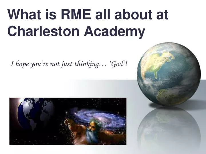 what is rme all about at charleston academy