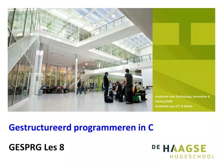 gestructureerd programmeren in c