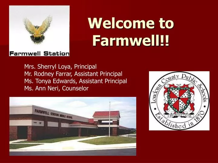 welcome to farmwell