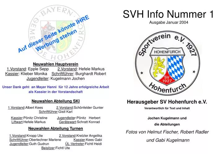 svh info nummer 1