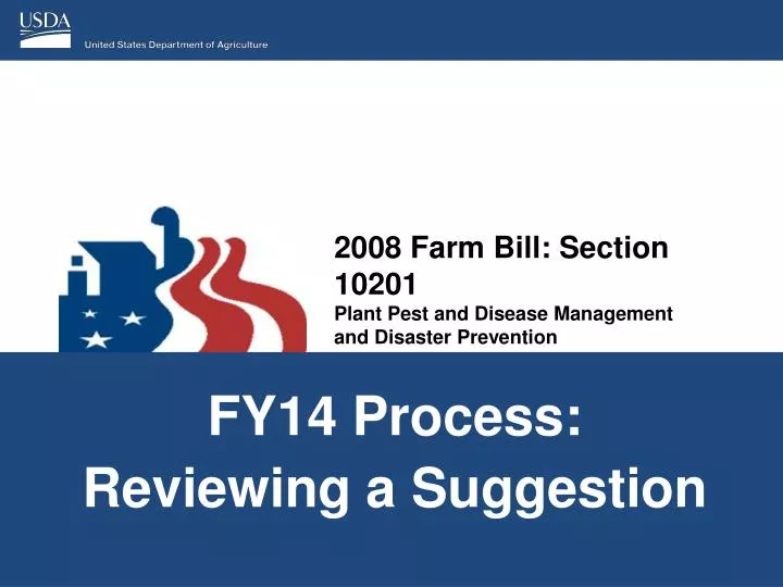 2008 farm bill section 10201 plant pest and disease management and disaster prevention