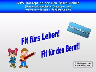 sdw konzept an der don bosco schule sonderp dagogische diagnose und werkstattklassen f rderstufe 4