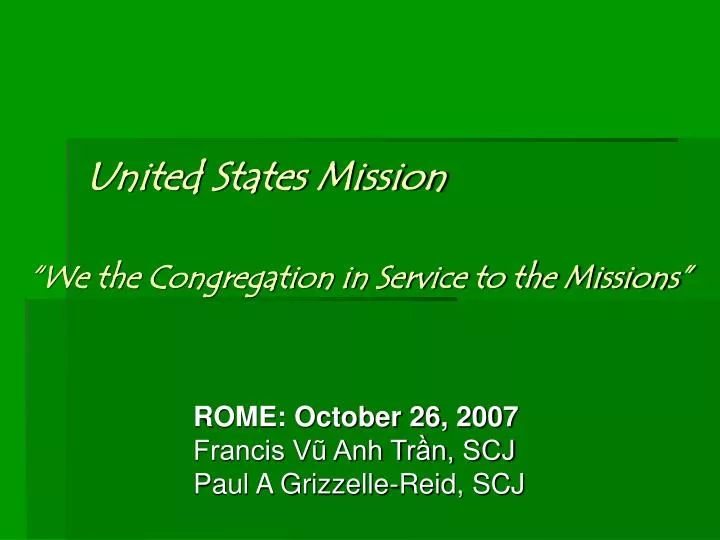 united states mission