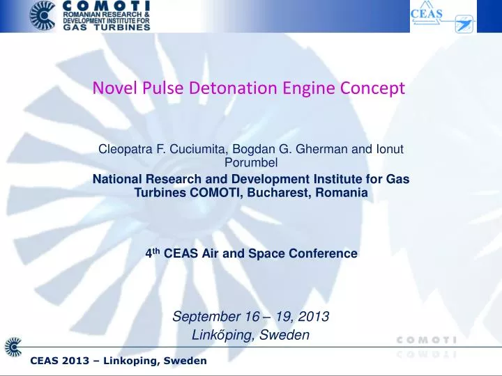 novel pulse detonation engine concept