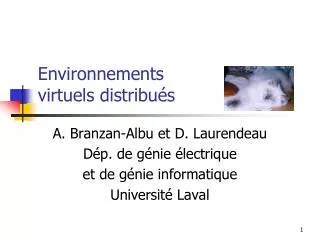 environnements virtuels distribu s