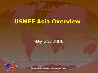 USMEF Asia Overview