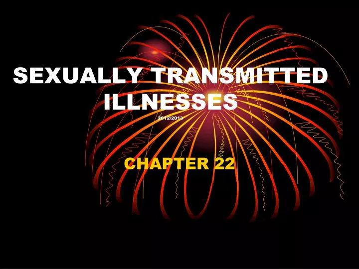 sexually transmitted illnesses 2012 2013