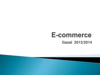 e commerce