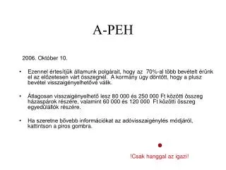 a peh