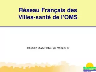 r union dgs prse 30 mars 2010